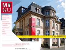 Tablet Screenshot of museum-giersch.de